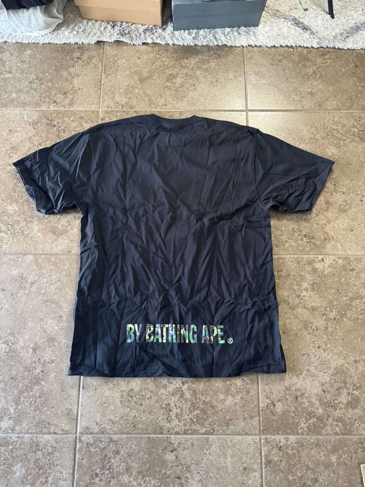 Bape BAPE ABC Camo Face Bathing Ape Tee Black Size US XXL / EU 58 / 5 - 6 Thumbnail
