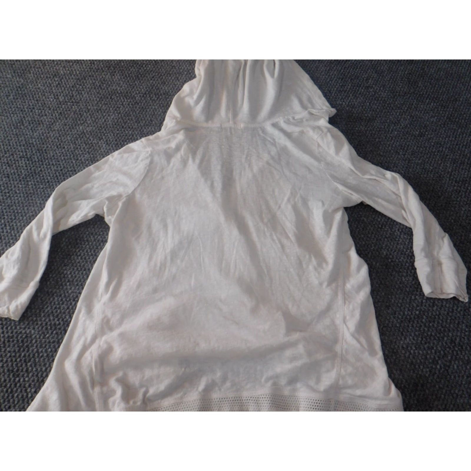 Banana Republic Banana Republic Democracy Womens Cardigan Sweater Knit Cotton Polyester White Regular XS Size XS / US 0-2 / IT 36-38 - 7 Thumbnail