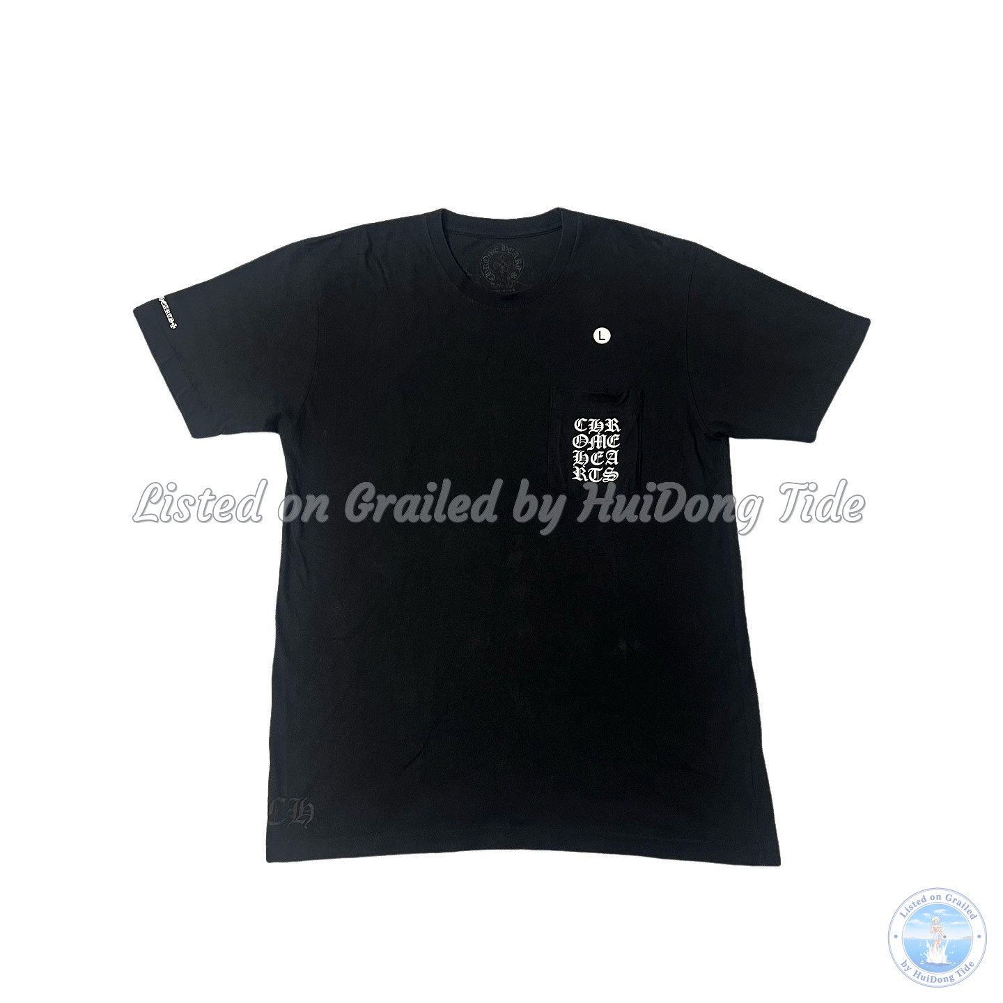 Chrome Hearts Chrome Hearts ( Leather Big Logo ) T-shirt | Grailed