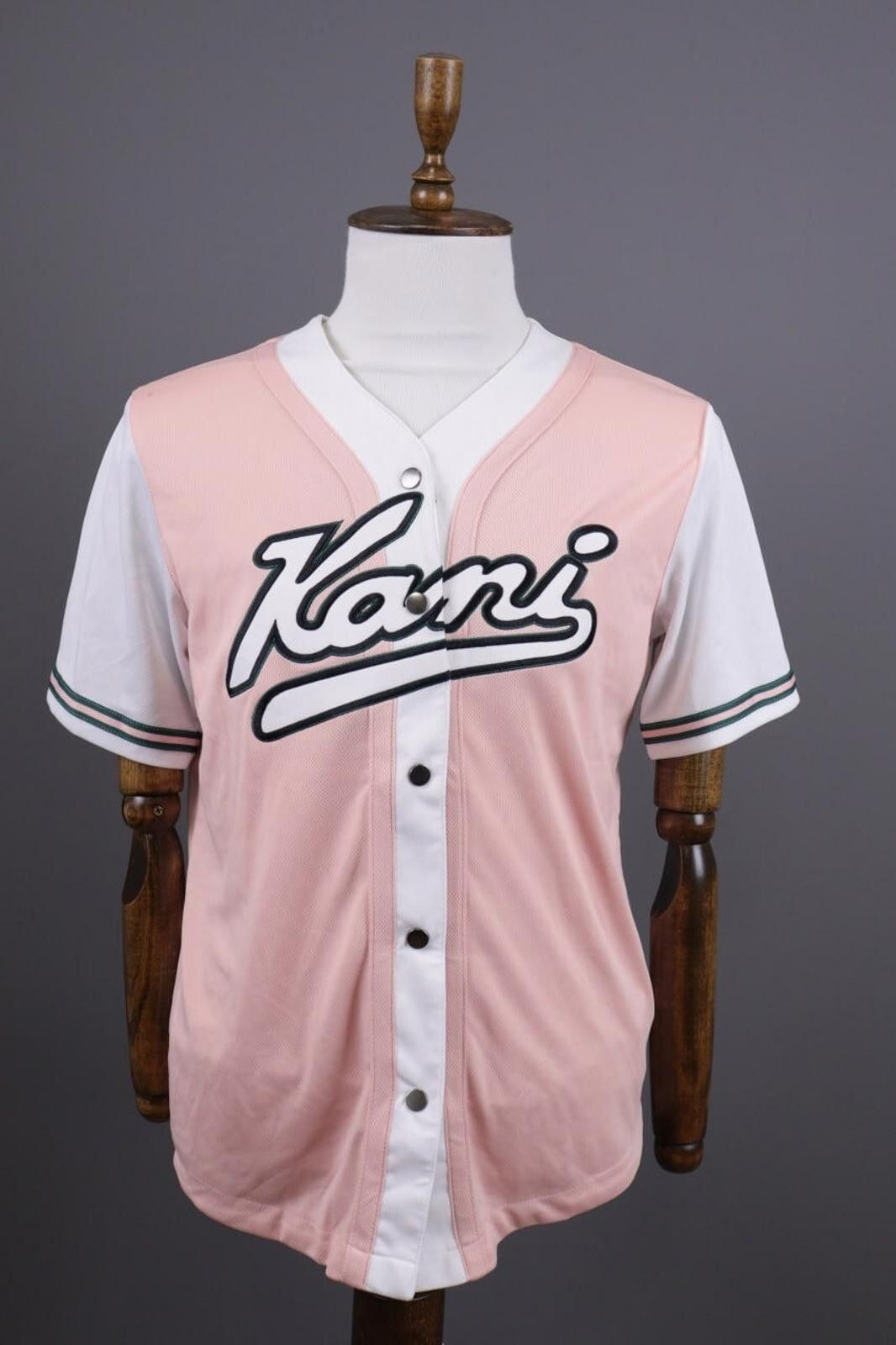 Karl Kani Karl Kani Pink Summer Embroidered This Baseball Shirt Sz L Size US L / EU 52-54 / 3 - 1 Thumbnail
