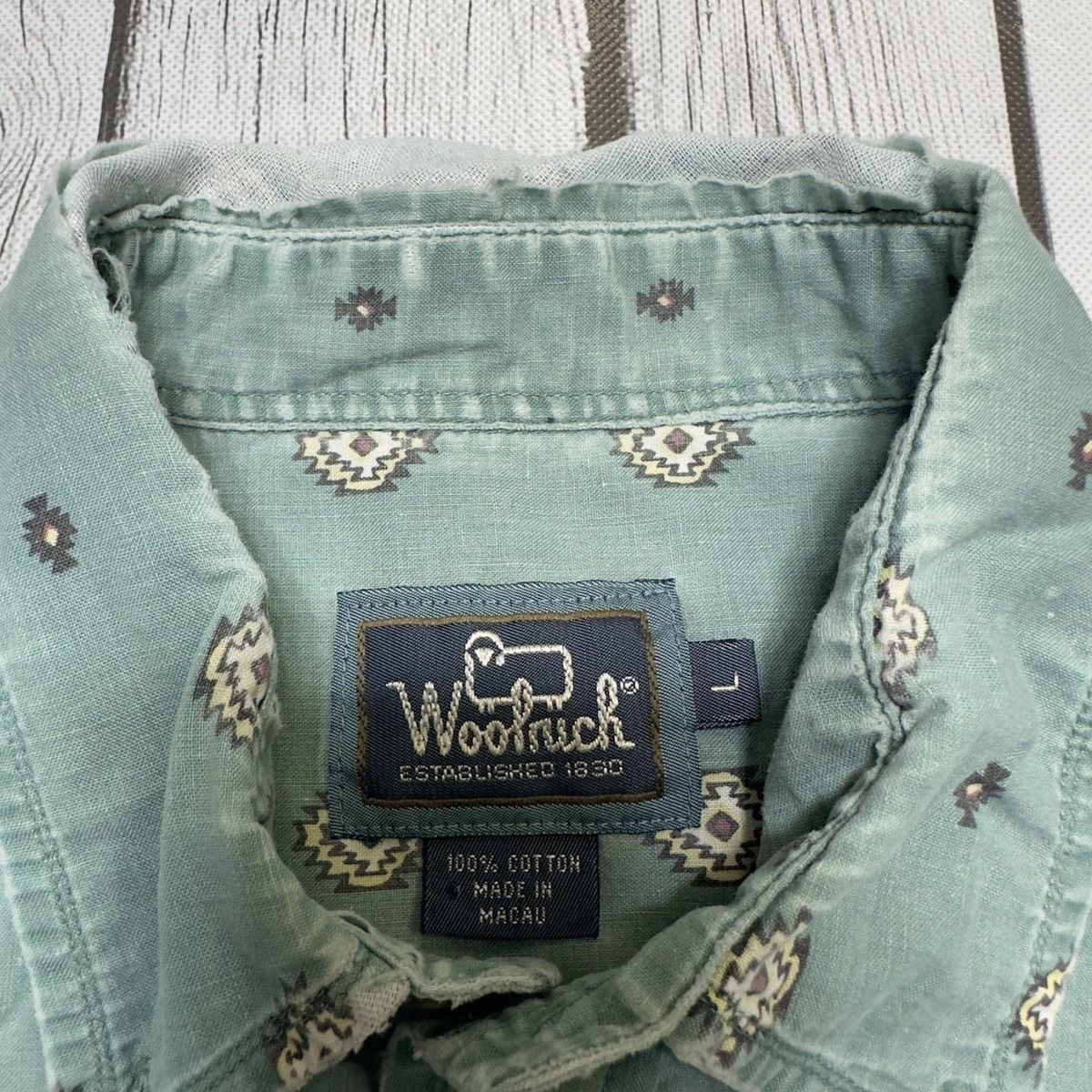 Vintage × Woolrich Woolen Mills Vintage Woolrich shirt Size US L / EU 52-54 / 3 - 5 Thumbnail