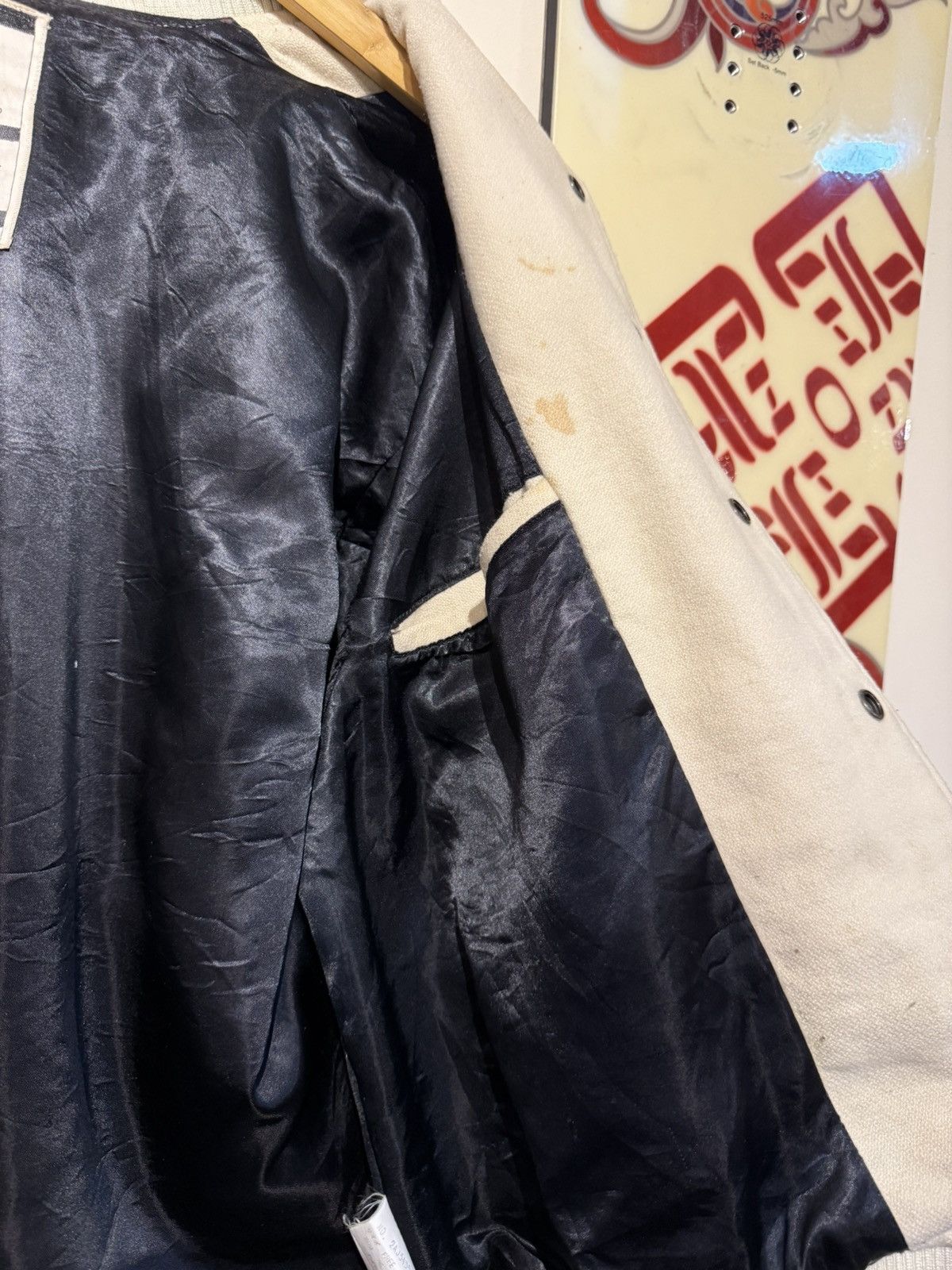 Hysteric Glamour HYSTERIC GLAMOUR PIN UP Varsity Leather Jacket Size US XL / EU 56 / 4 - 11 Thumbnail