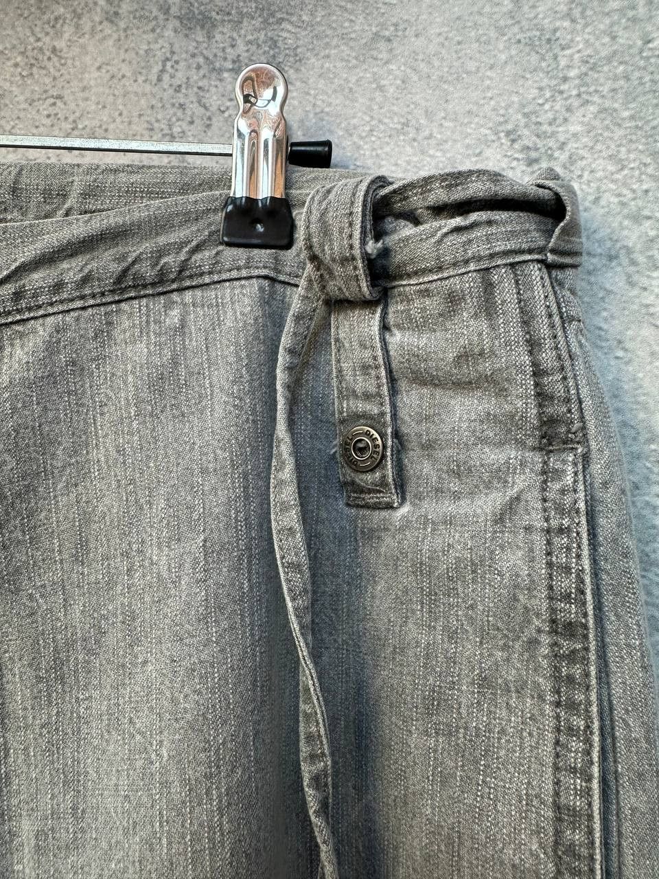 Diesel × Vintage Diesel Relaxed Fit Washed Grey Pants Belt Detail Vintage Size US 32 / EU 48 - 7 Thumbnail