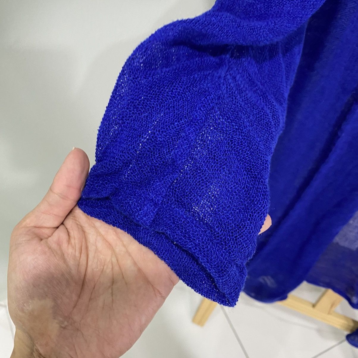Yohji Yamamoto Y’s Yohji Yamamoto Royal Blue Longline Hooded Cardigan Size M / US 6-8 / IT 42-44 - 8 Thumbnail