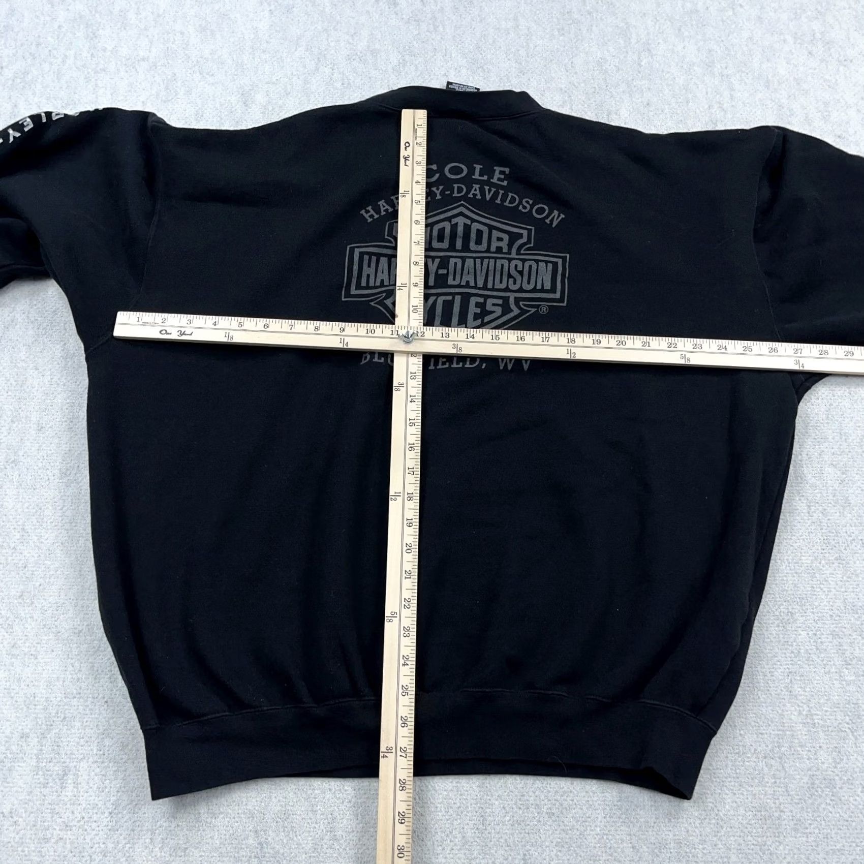 Harley Davidson VINTAGE Harley-Davidson Sweatshirt Men 2XL Black Crewneck Long Sleeve Pullover H-D Logo Embroidered 90s Classic Size US XXL / EU 58 / 5 - 7 Thumbnail