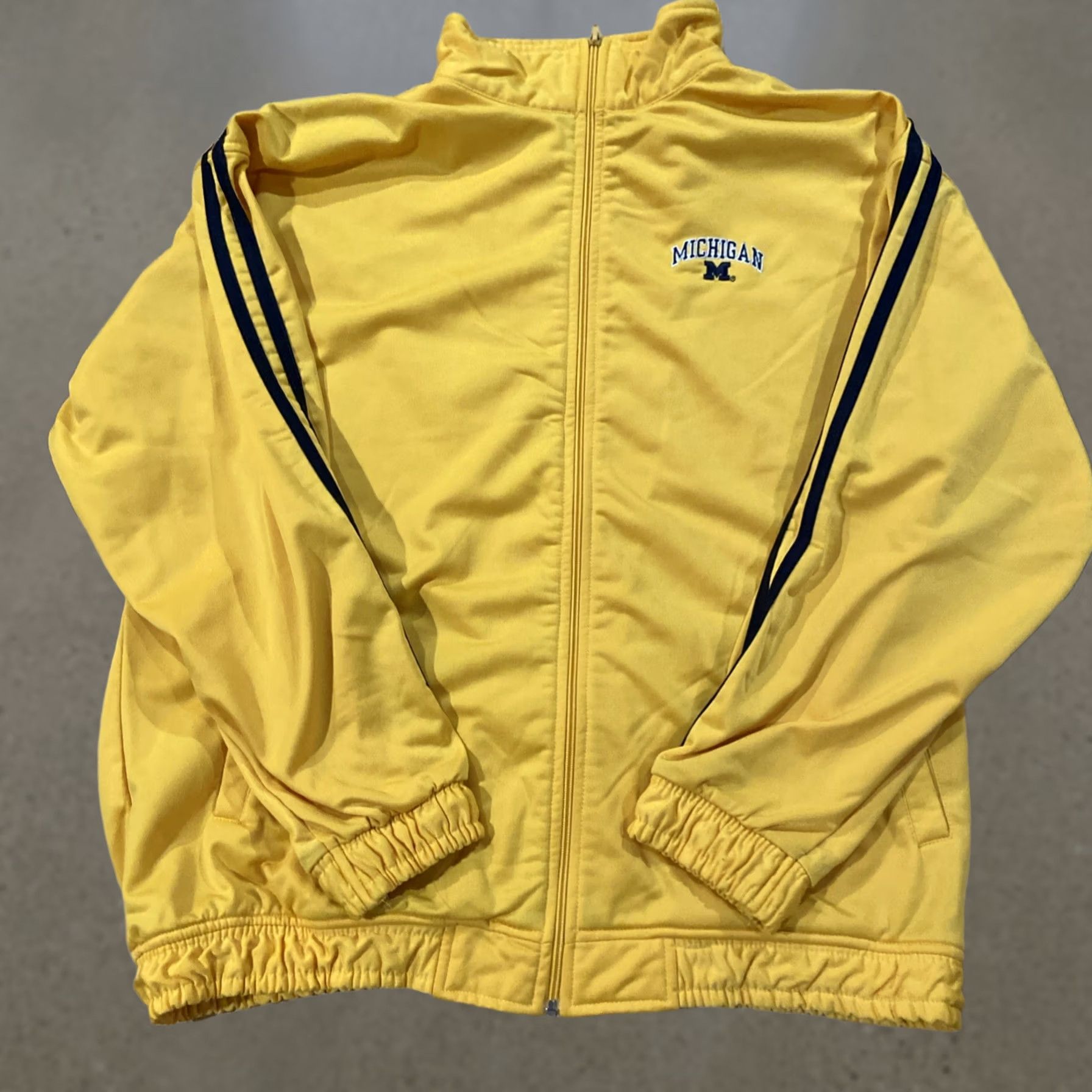 Vintage VINTAGE Michigan Wolverines Mens XL Lined Zip Up Jacket Sports Windbreaker Blue Embroidered Logo Size US XL / EU 56 / 4 - 1 Thumbnail