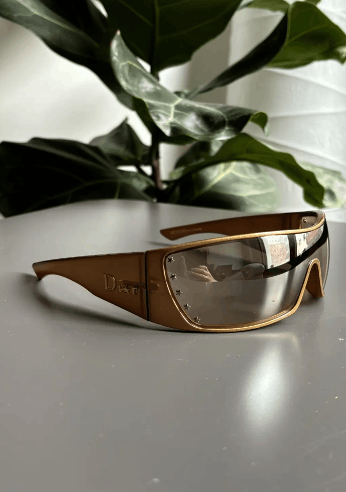 Dior DIOR Sunglasses Stelle/N Wrap Shield Mask Ski Galliano Size ONE SIZE - 3 Thumbnail