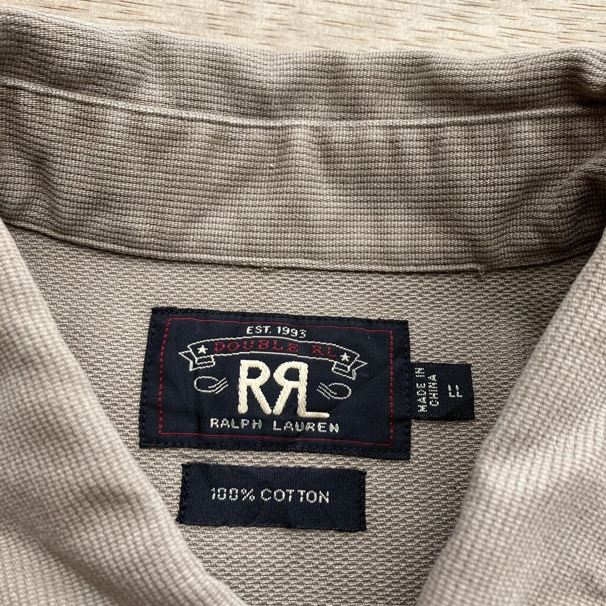 POLO RALP LAUREN DOUBLE R L WESTERN LOMG SLEEVE