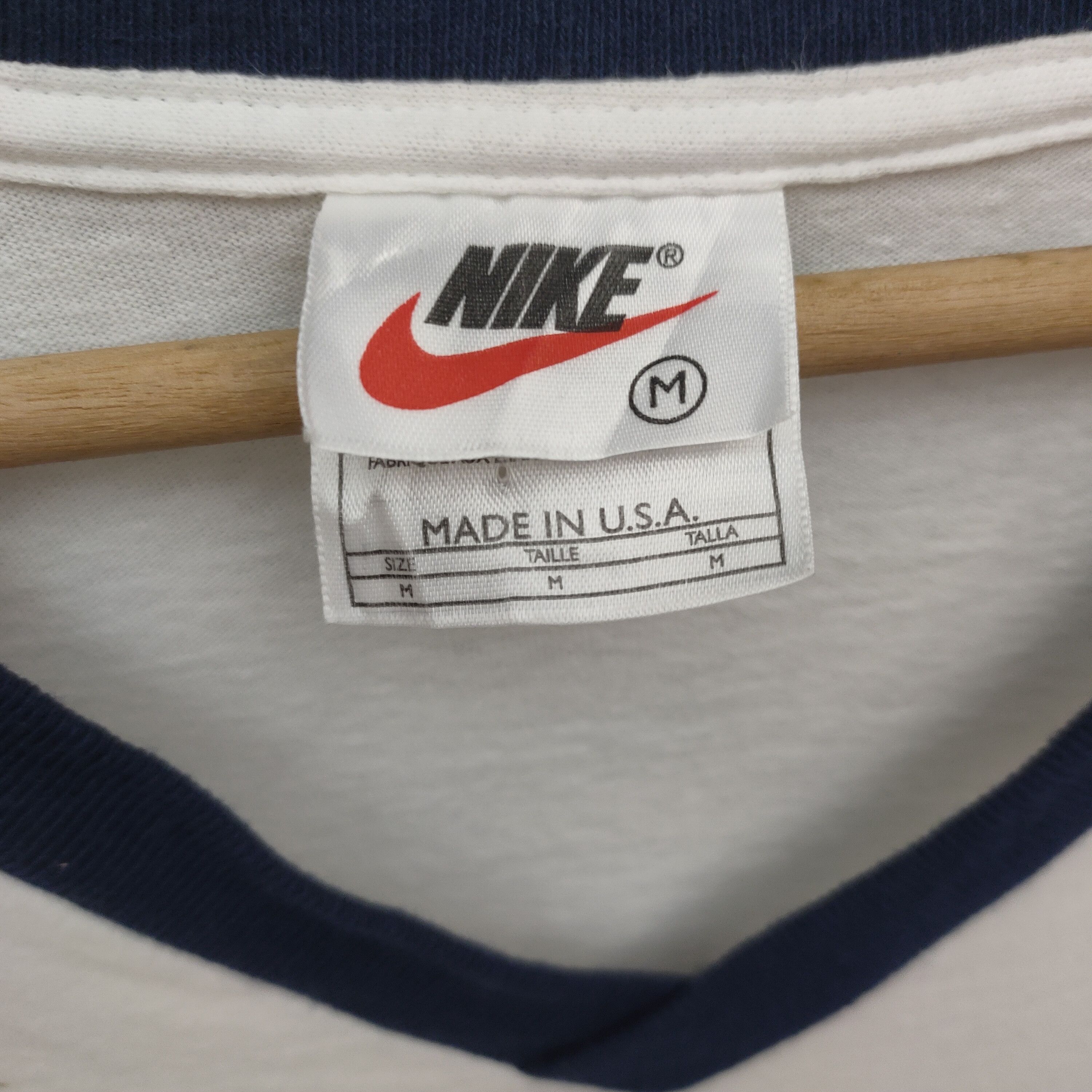 Nike × Vintage 90s Nike tennis tee Size US M / EU 48-50 / 2 - 8 Thumbnail