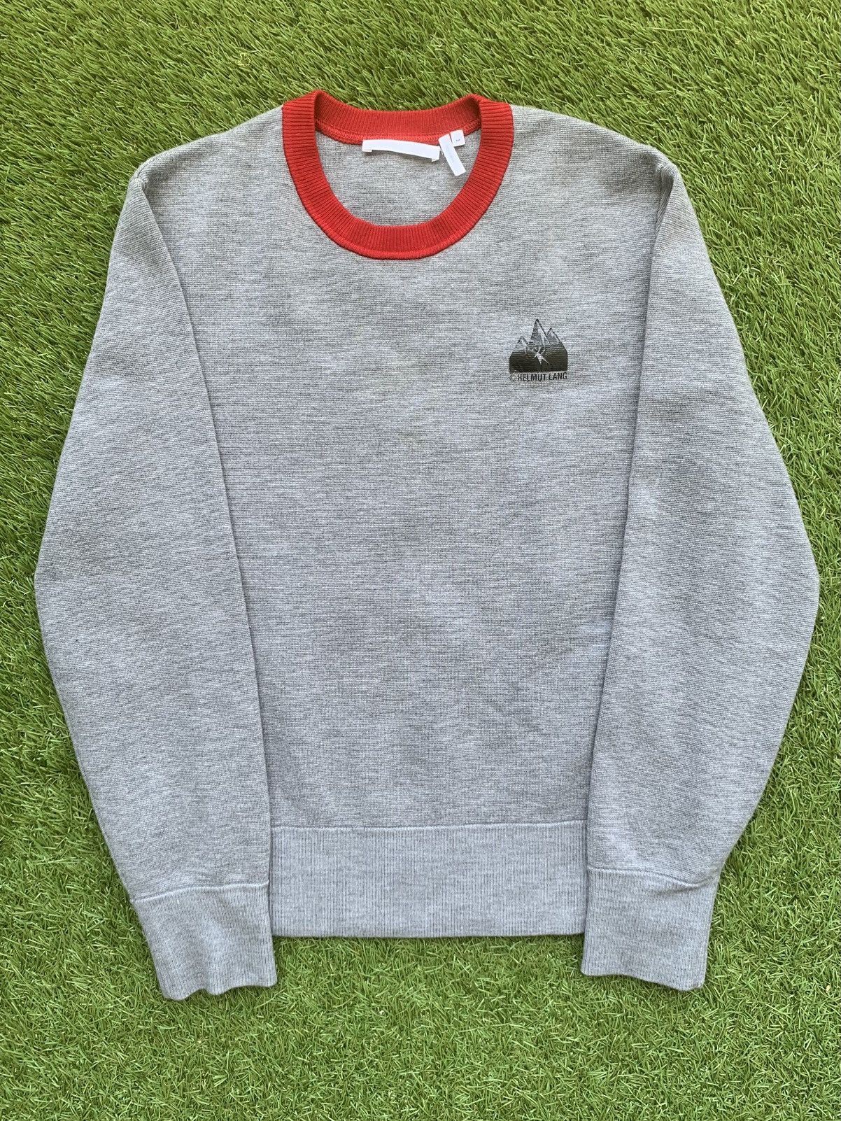 Helmut Lang Helmut Lang Merine Wool Colorblock Pattern Pullover Size US M / EU 48-50 / 2 - 1 Thumbnail