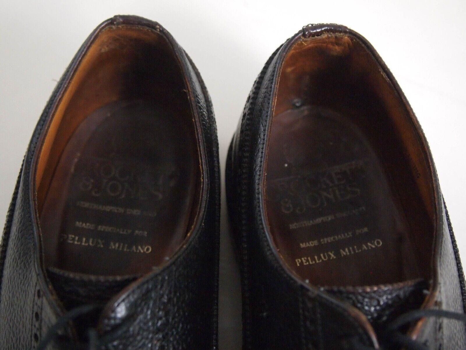 Crockett & Jones Crockett Jones Brogues Black Scotchgrain Leather US 9 EU 42 Size US 8 / EU 41 - 7 Thumbnail