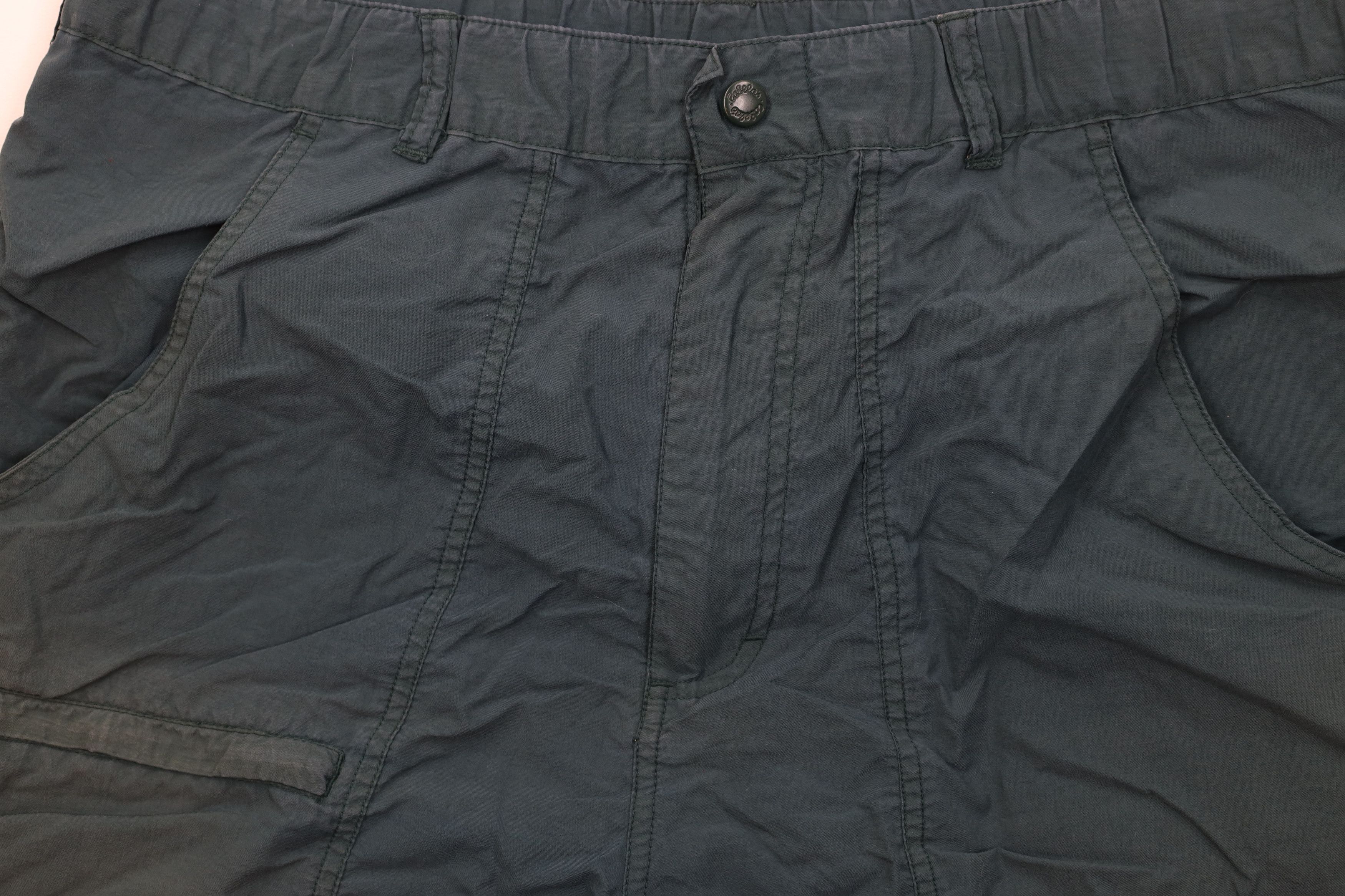 Cabelas Vintage 90s Cabelas Above Knee Trekking Cargo Shorts Green Size US 32 / EU 48 - 3 Thumbnail