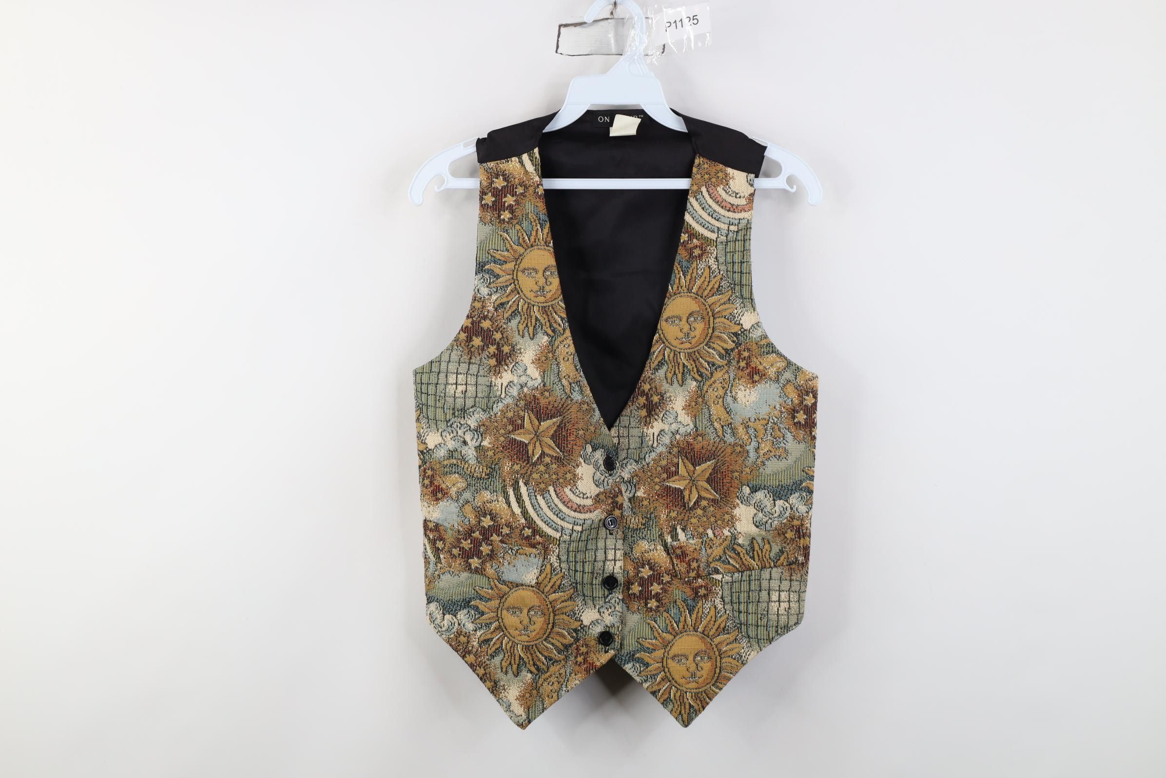 Vintage Vintage 90s Streetwear Sun Star Tie Back Vest Jacket Size S / US 4 / IT 40 - 1 Thumbnail