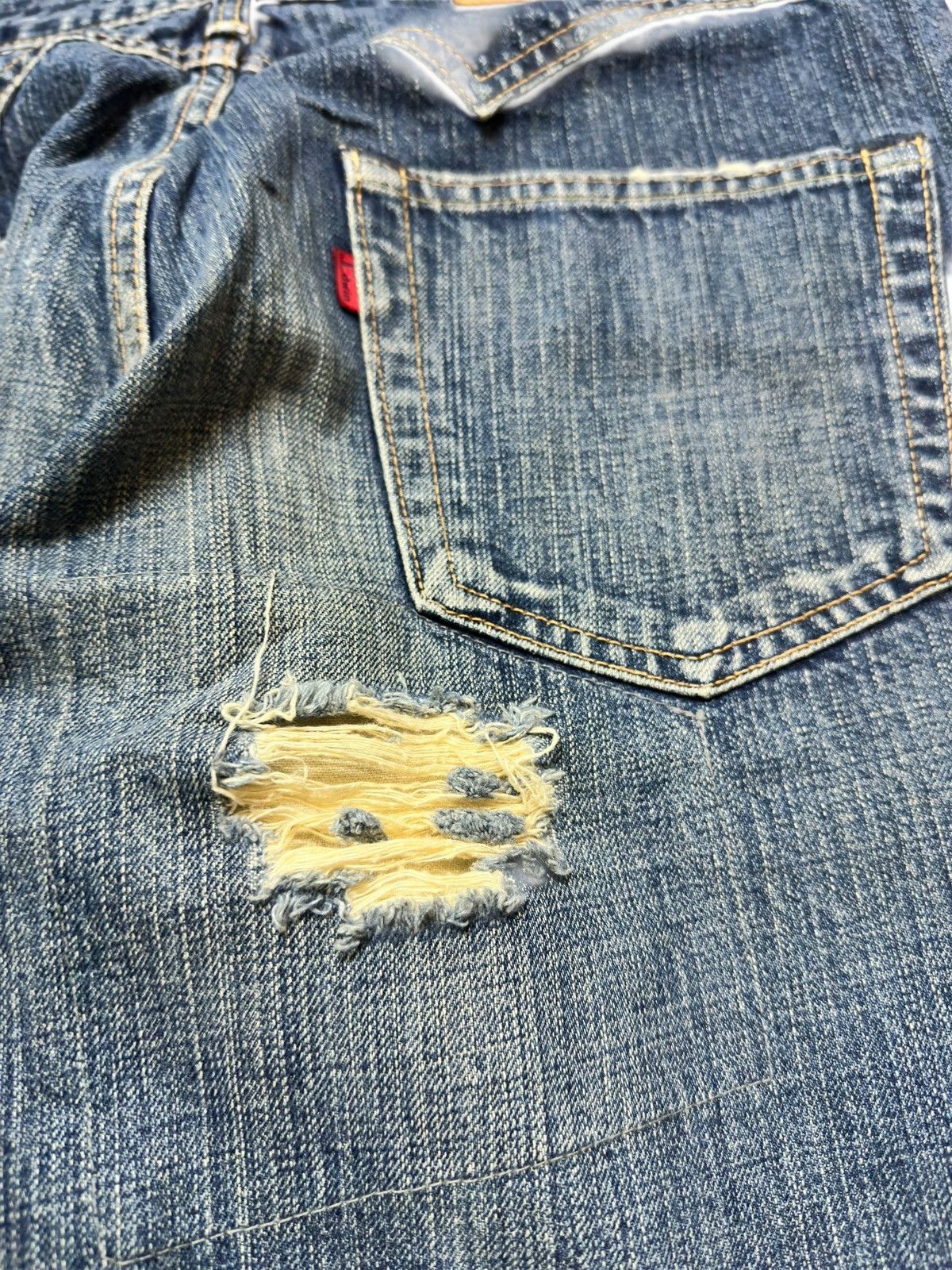 Edwin Vintage Edwin 503-S W-Well Stitch Mudwash Distressed Denim Size US 32 / EU 48 - 6 Thumbnail