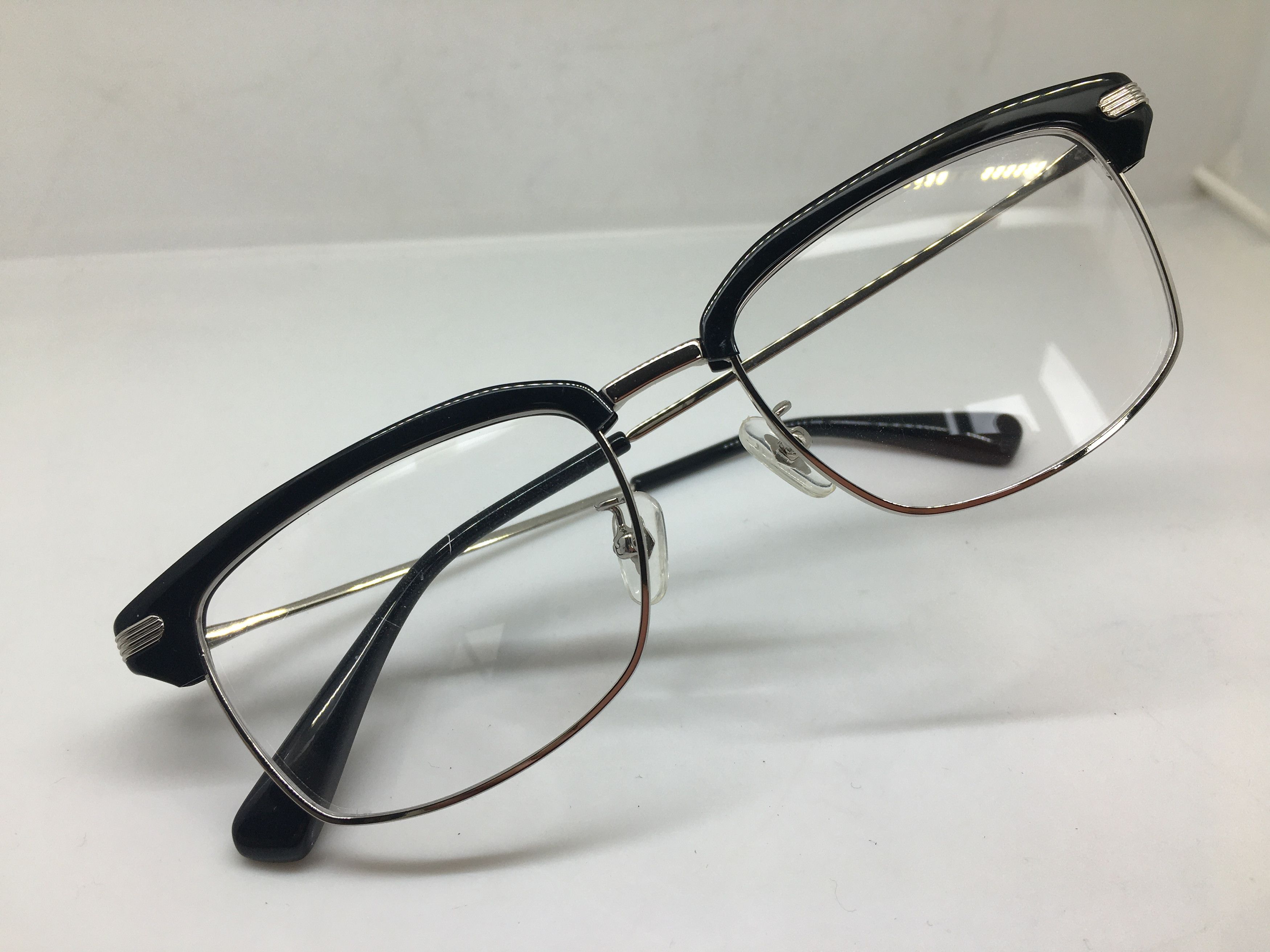 Other MOd Malcolm X Black Silver RX Eyeglasses Frame Size ONE SIZE - 5 Thumbnail