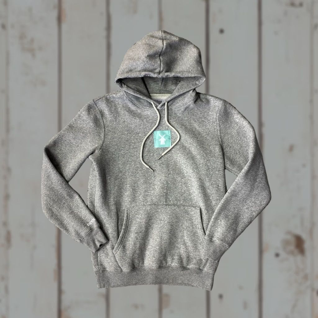 Vintage Dutch Bros Coffee Hoodie Pullover Sweatshirt Gray Heathered Mens Small Hooded Logo Embroidered Pockets Knit Fleece Shirt/Top Size US S / EU 44-46 / 1 - 1 Thumbnail