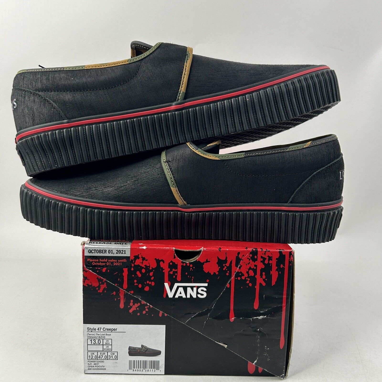 Vans Vans X House of Terror Style 47 Creeper “The Lost Boys” 2024 Size US 13 / EU 46 - 3 Thumbnail