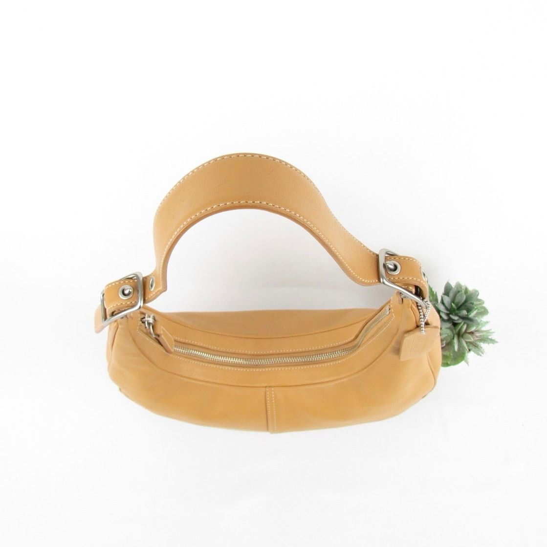 Coach Coach Tan Leather Hobo Shoulder Bag Size ONE SIZE - 5 Thumbnail