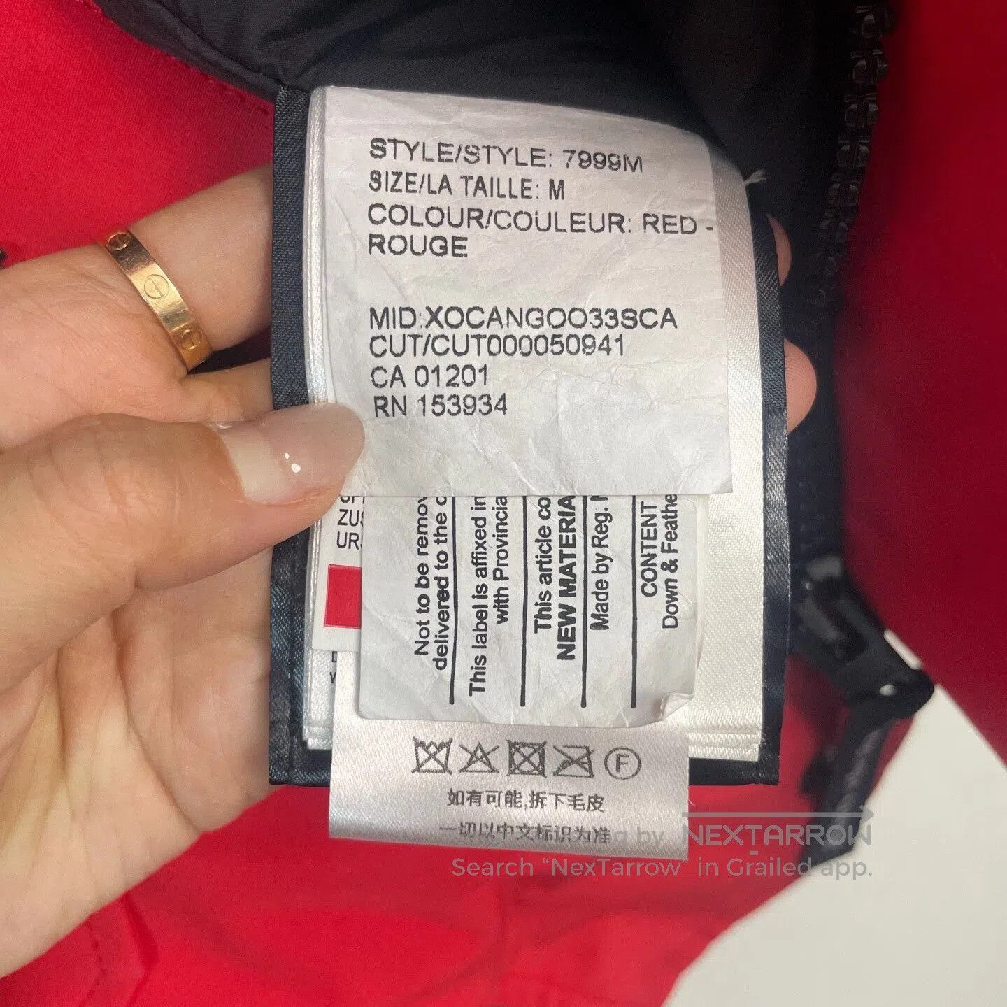 Canada Goose red canada goose pilot down jacket. Size US M / EU 48-50 / 2 - 4 Thumbnail