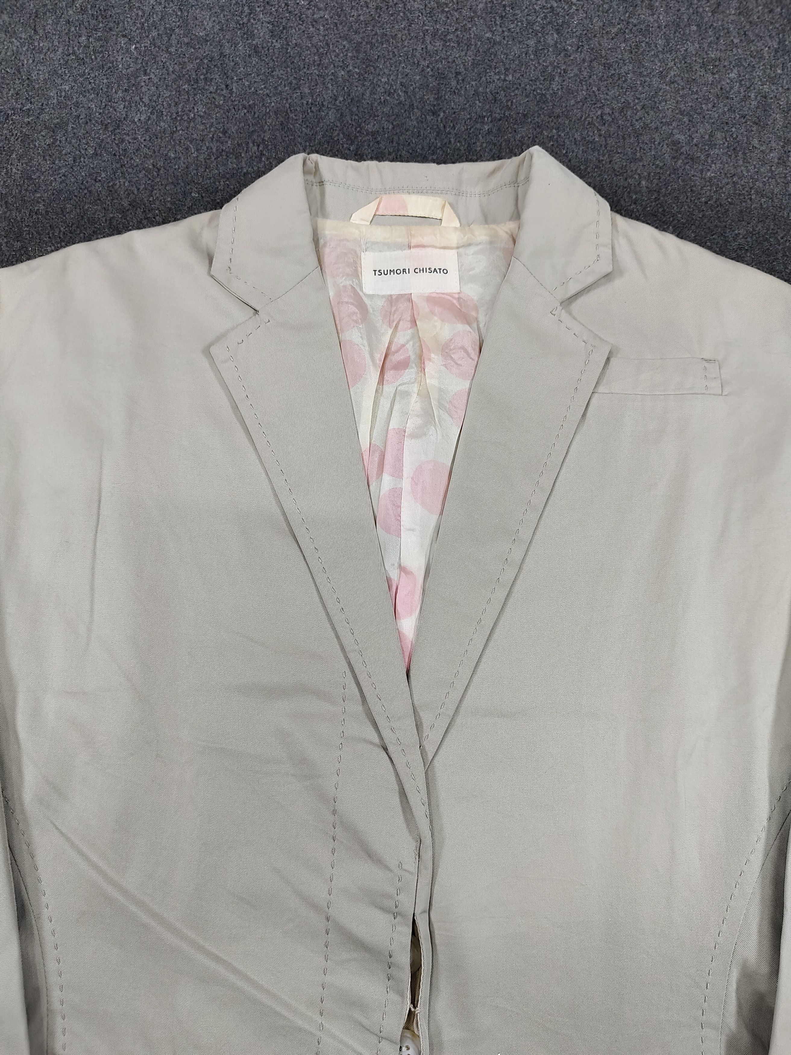 Tsumori Chisato Tsumori Chisato- Soft Decontruction Tailored Cropped Blazer Size M / US 6-8 / IT 42-44 - 6 Thumbnail