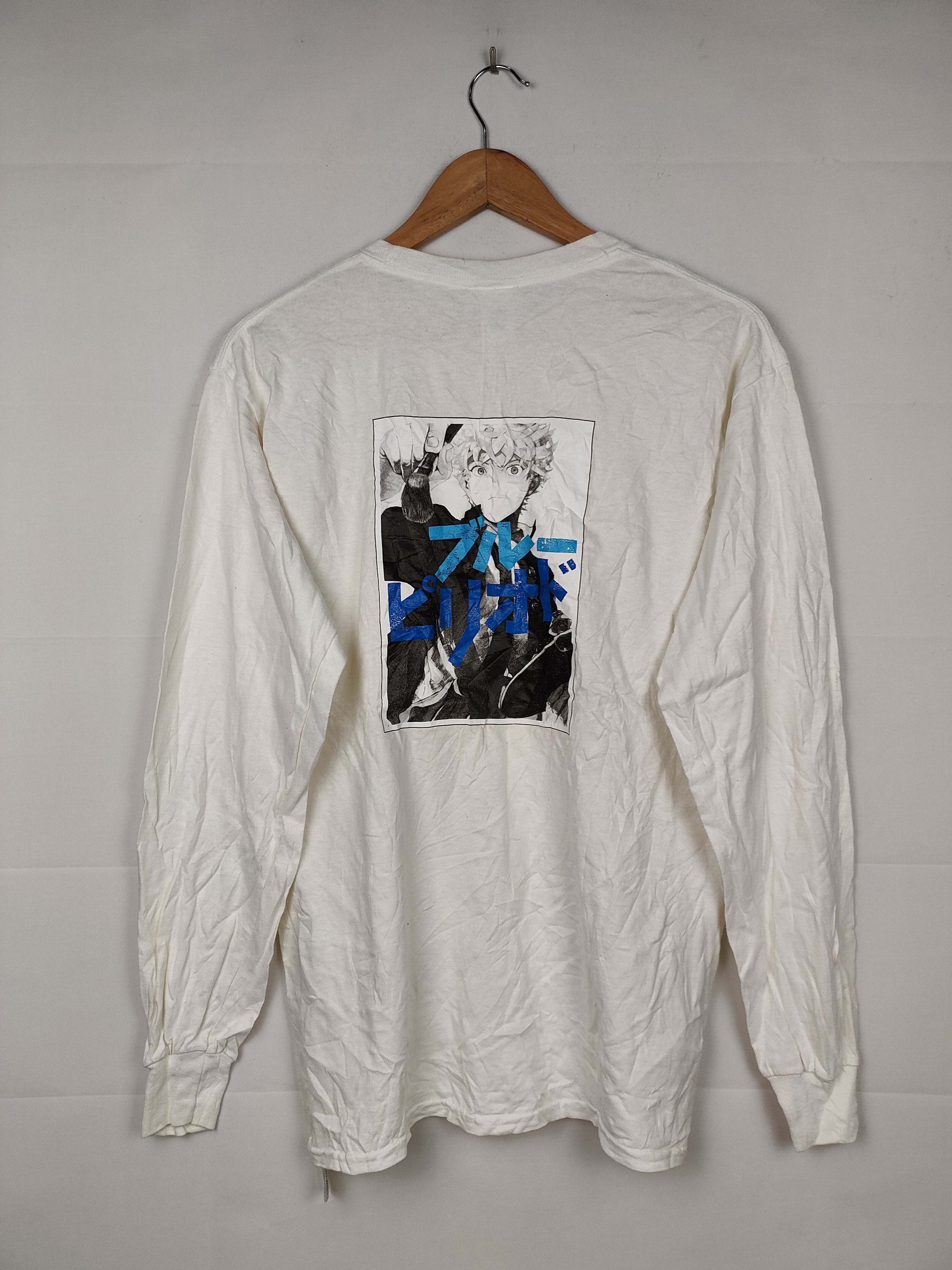 Japanese Brand Blue Period Anime Longsleeve Shirt Size US M / EU 48-50 / 2 - 1 Thumbnail