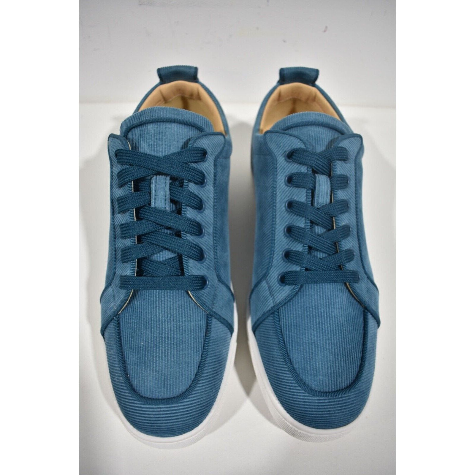 Christian Louboutin Christian Louboutin Men Rantulow Orlato Flat Blue Corduroy Size US 10 / EU 43 - 8 Thumbnail