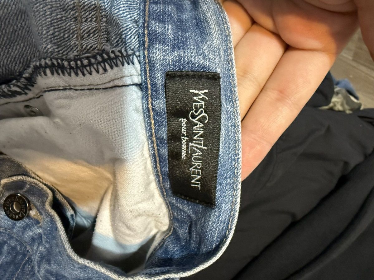 Yves Saint Laurent Denim YSL Shorts Jeans Blue YSL Jeans Shorts Size US 36 / EU 52 - 12 Thumbnail