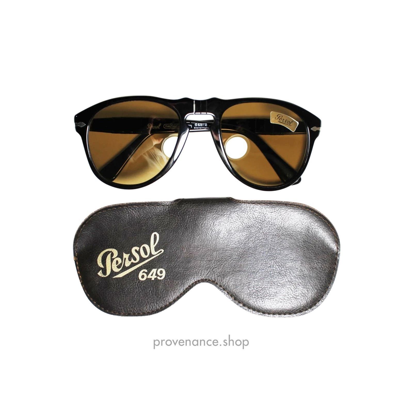 Lentilles De Rechange Persol 649 Steve McQueen - S3 Blue Polarized, Taille 58, Neuves Avec étiquettes