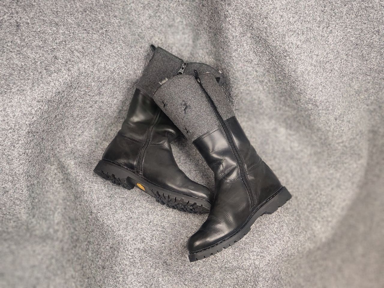 Vintage Dirndl + Bua Austrian Handmade sheepskin leather Boots Size US 8 / IT 38 - 17 Thumbnail