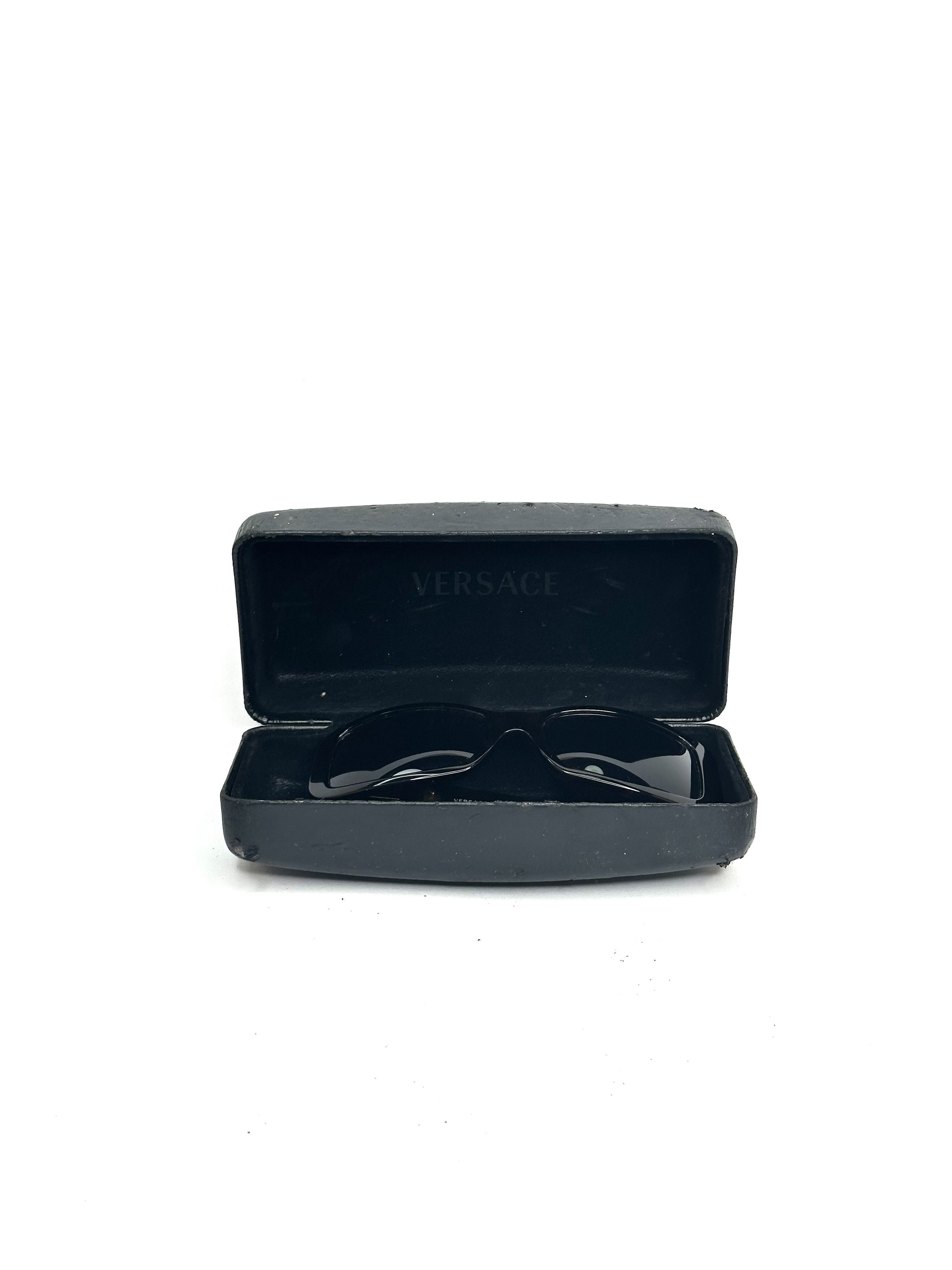 Versace Versace Swarovski Barocco Squared Sunglasses Size ONE SIZE - 5 Thumbnail