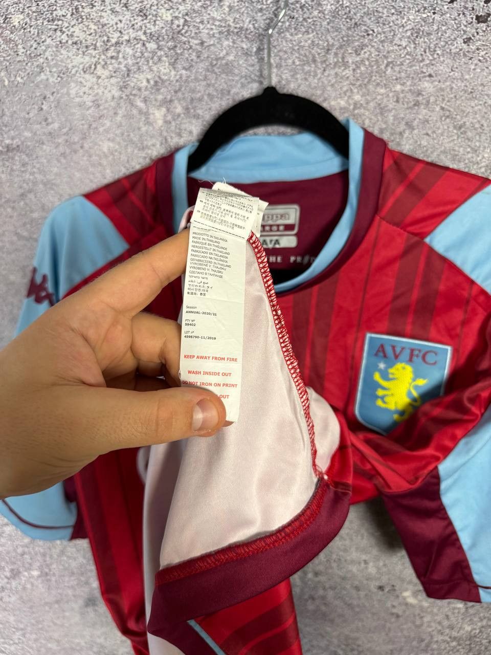 Kappa × Vintage Vintage Aston Villa 2021/22 Kappa Soccer Jersey Large Size US L / EU 52-54 / 3 - 14 Thumbnail
