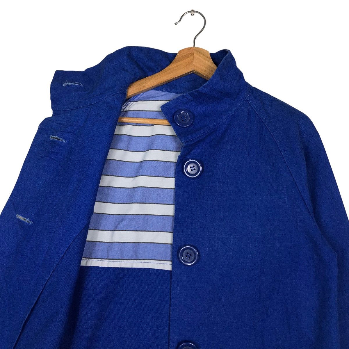 Issey Miyake 🔥Rich Blue Chore Work Jacket Design Pageboy Japan Size US M / EU 48-50 / 2 - 12 Thumbnail