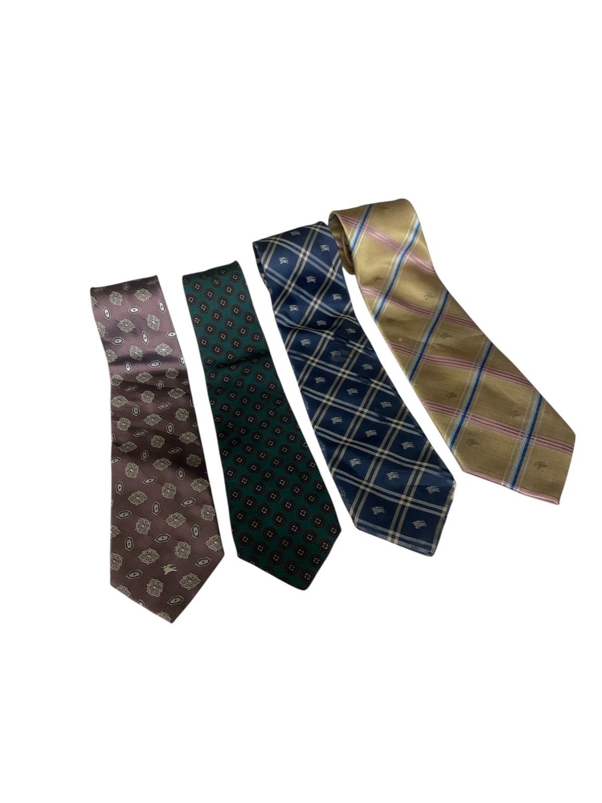 Burberry Four piece Burberry multicolour tie Size ONE SIZE - 1 Thumbnail