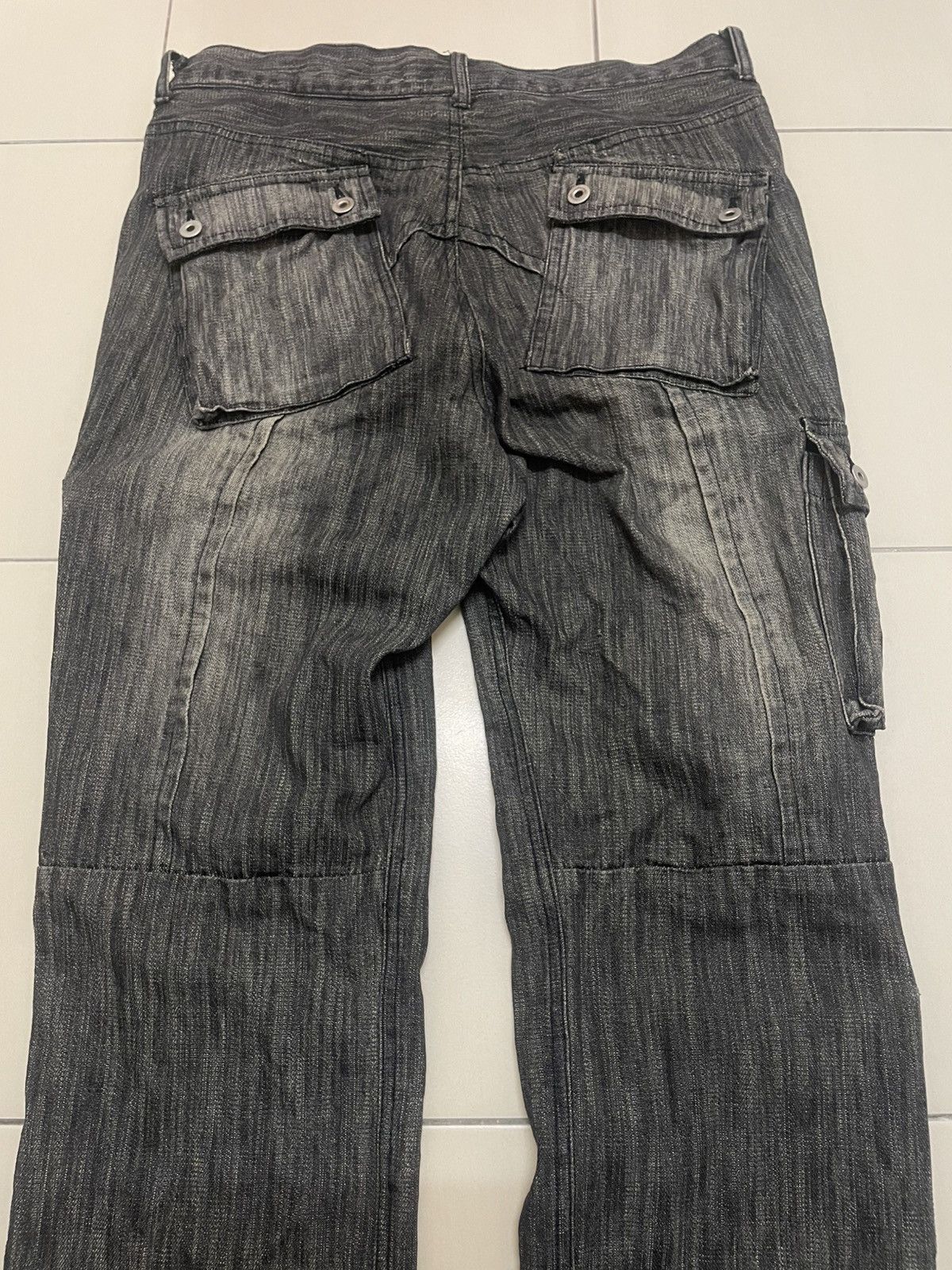 Japanese Brand LAV Cargo Denim Pants Size US 31 - 4 Thumbnail