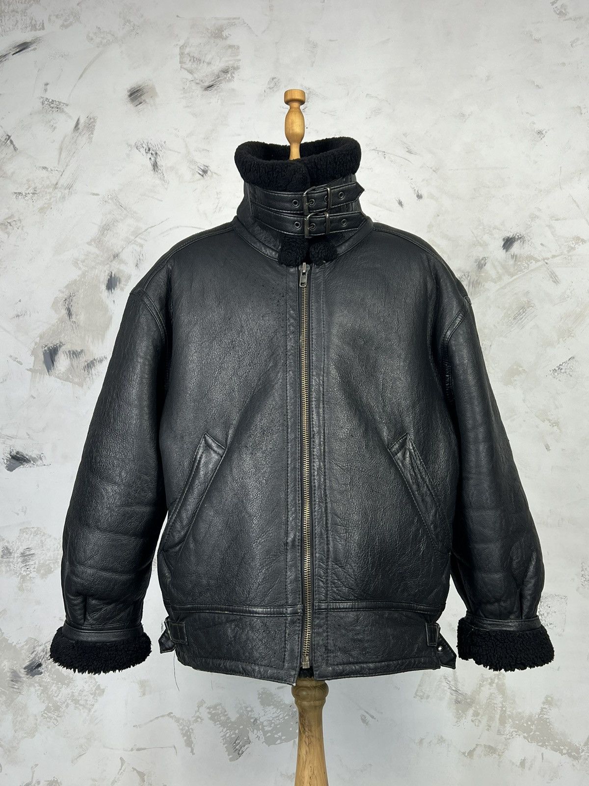 Vintage Vintage Original Shearling Jacket Sheepskin Coat Size XL Size US XL / EU 56 / 4 - 3 Thumbnail