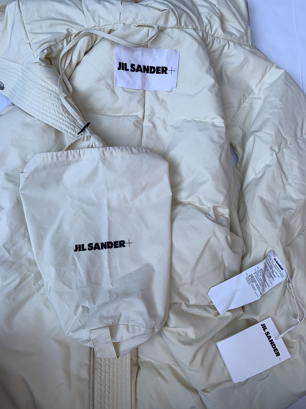 Jil Sander Jil Sander+ BNWT 2023 Oversized Hooded Down Vest Size US L / EU 52-54 / 3 - 12 Thumbnail