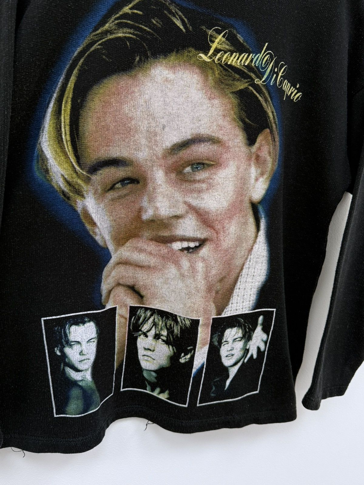 Vintage Vintage 90s Leonardo DiCaprio Graphic Sweatshirt Size US M / EU 48-50 / 2 - 3 Thumbnail