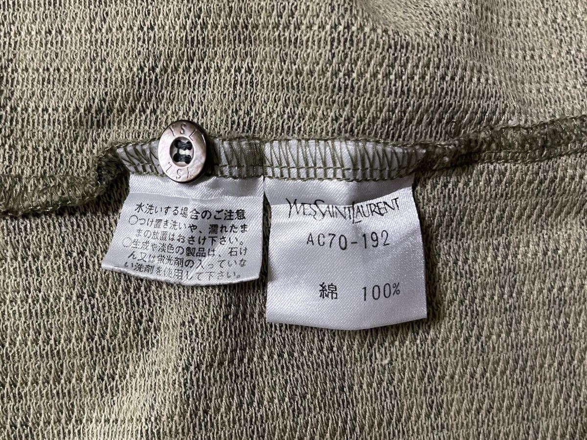 Vintage Vintage YSL Polo Shirt Long Sleeve Size US L / EU 52-54 / 3 - 15 Thumbnail