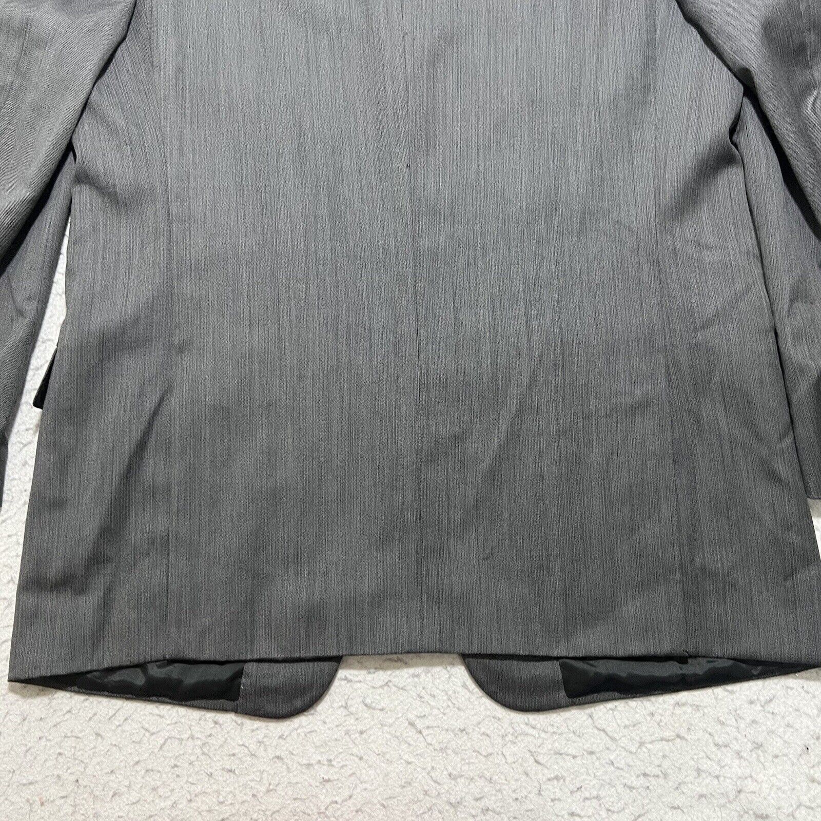 Joseph Abboud Joseph Abboud Worsted Wool Gray Suit Jacket Nordstrom USA Size 44L - 17 Thumbnail