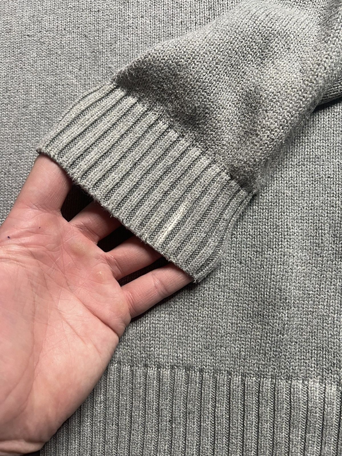 Polo Ralph Lauren Vintage Polo Ralph Lauren Sweater Gray Knit Cotton Pullover Size US XL / EU 56 / 4 - 5 Thumbnail