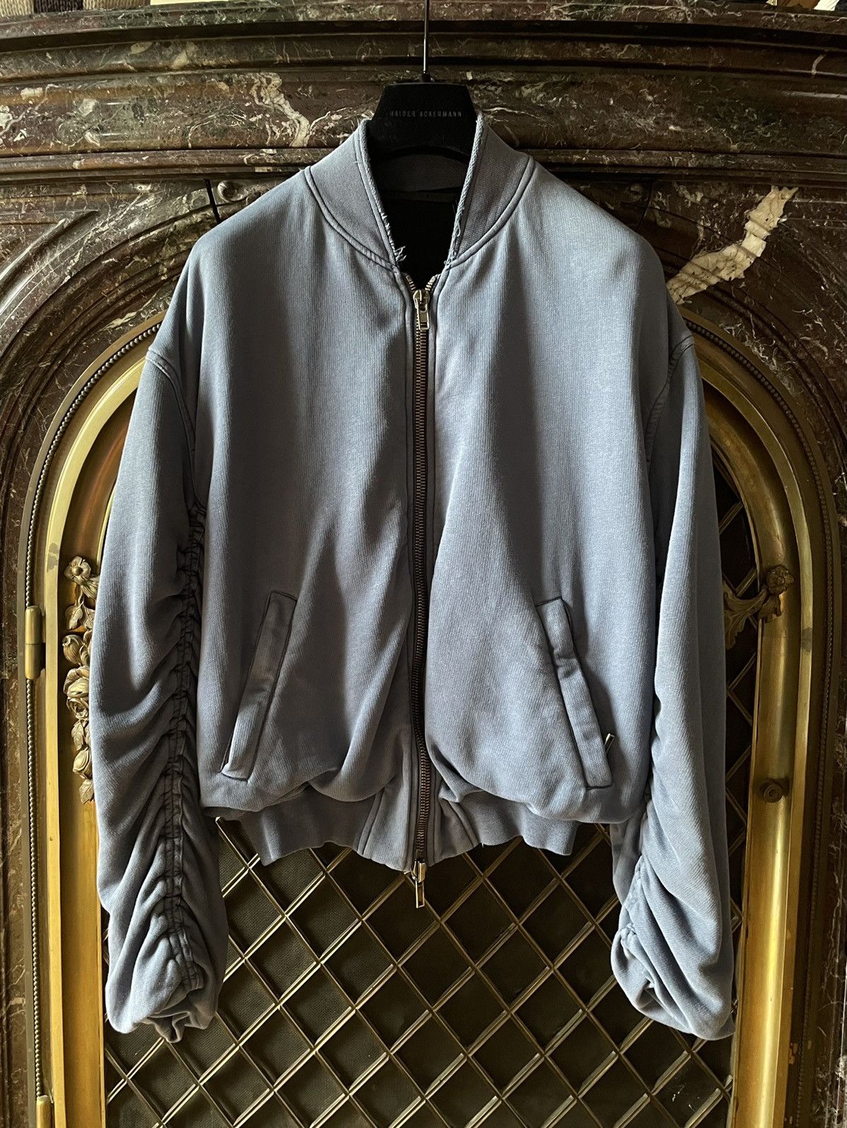 Haider Ackermann FW15 Night Blue Perth Bomber Size US XS / EU 42 / 0 - 1 Thumbnail