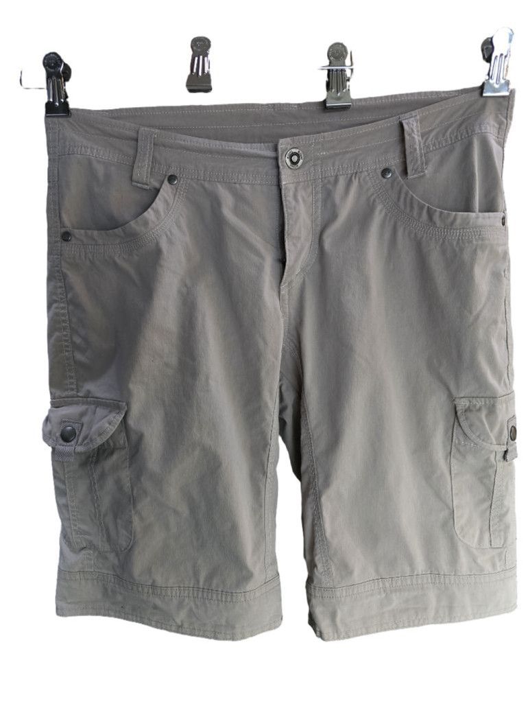 Kuhl Women's Kuhl Gray Cargo Shorts Size 10 Size 32" / US 10 / IT 46 - 2 Thumbnail