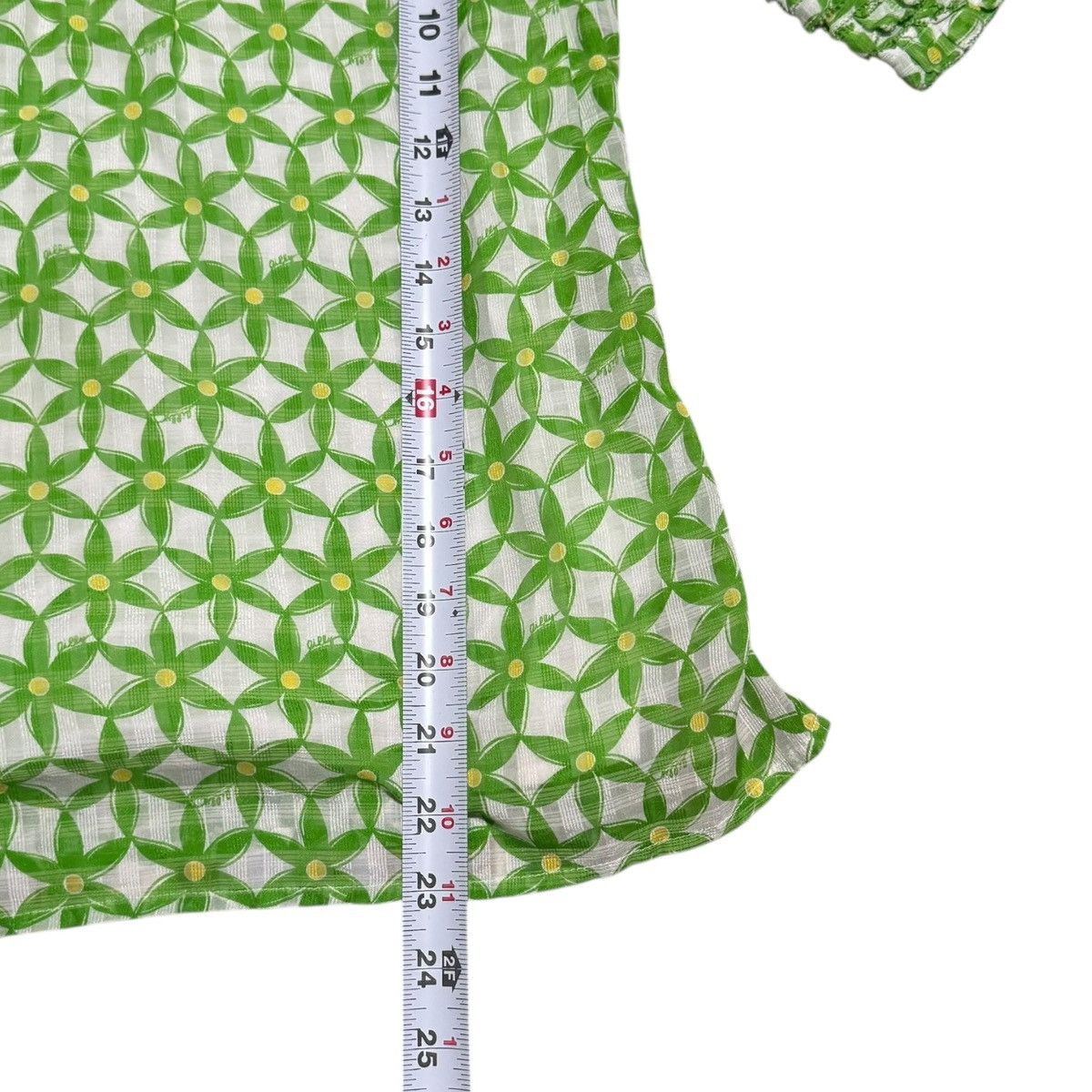 Lilly Pulitzer Lilly Pulitzer Patterned Half Sleeve Blouse Women's 2 Size XS / US 0-2 / IT 36-38 - 6 Thumbnail