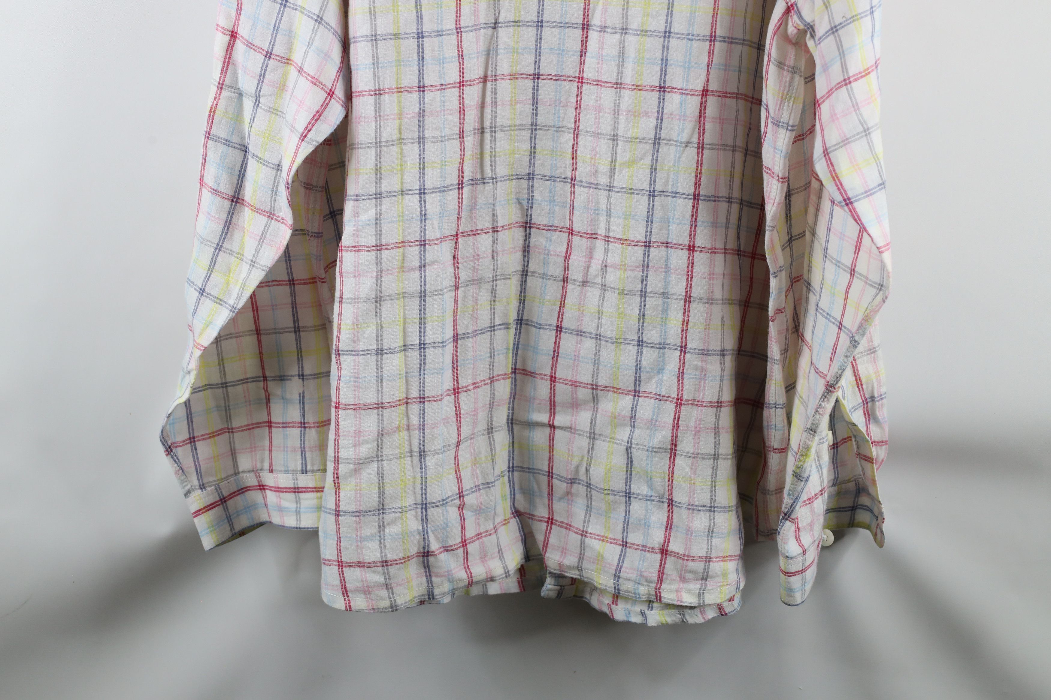 Tommy Bahama × Vintage Vintage Tommy Bahama Rainbow Plaid Collared Button Shirt Size US XXL / EU 58 / 5 - 11 Thumbnail