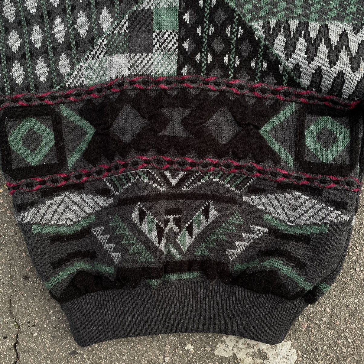 Vintage Vintage Knit Cardigan Size M Geometric Pattern Herringbone Size US M / EU 48-50 / 2 - 8 Thumbnail