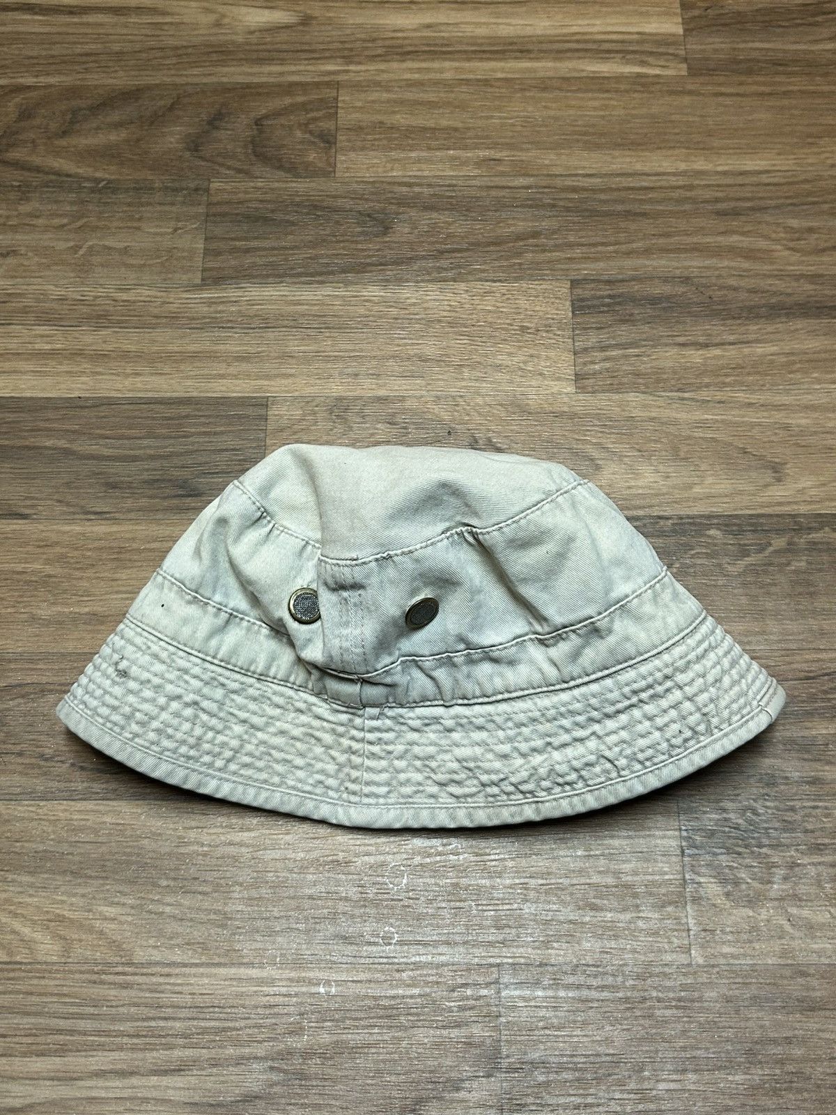 Other Tattered tan vintage bucket hat paint splatters, holes Size ONE SIZE - 4 Thumbnail