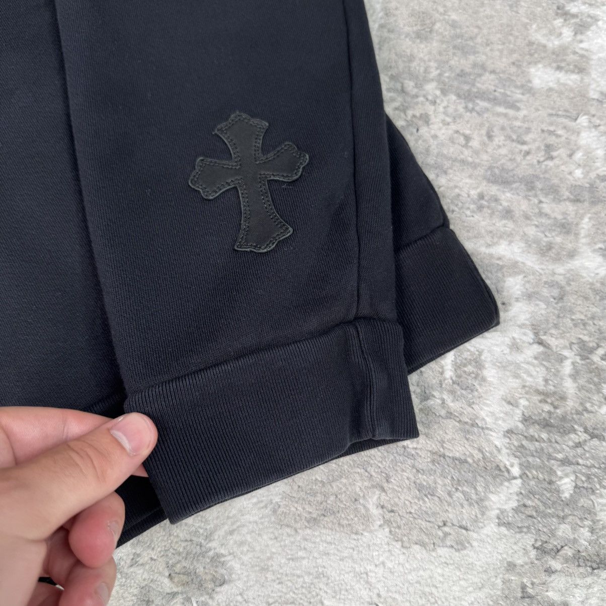 Chrome Hearts Leather multi patch cross pullover crewneck sweatshirt Size US M / EU 48-50 / 2 - 9 Thumbnail