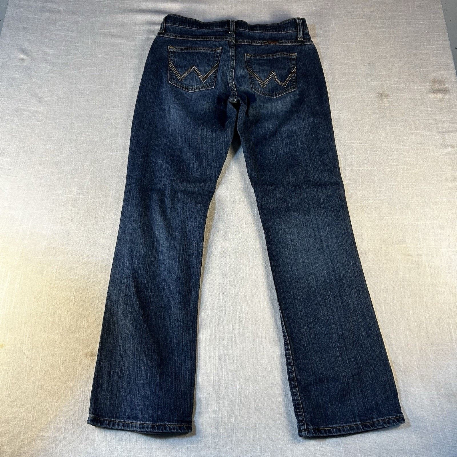 Wrangler Wrangler Q-Baby No Gap Riding Jeans Womens 7/8 32"(fit 31") Size 29" - 6 Thumbnail