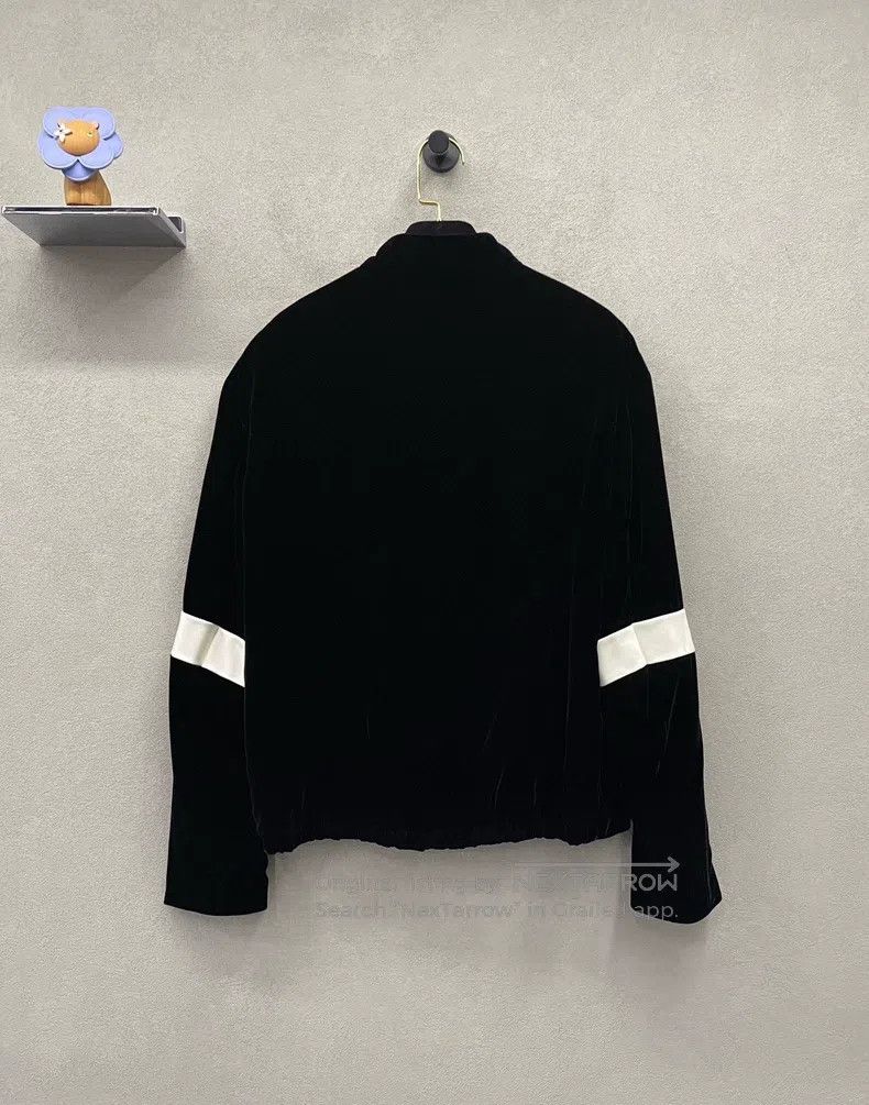 Chanel Chanel Equestrian series black velvet jacket Size M / US 6-8 / IT 42-44 - 3 Thumbnail