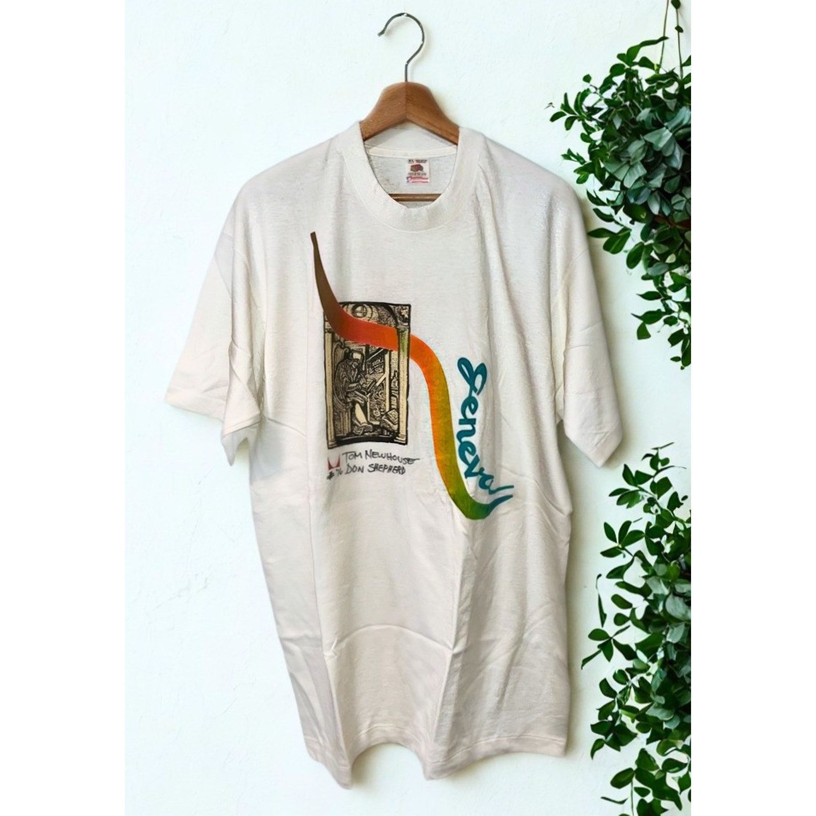 Fruit Of The Loom Herman Miller Eames Geneva Tee XL Signed Newhouse Shepherd Size US XL / EU 56 / 4 - 2 Thumbnail